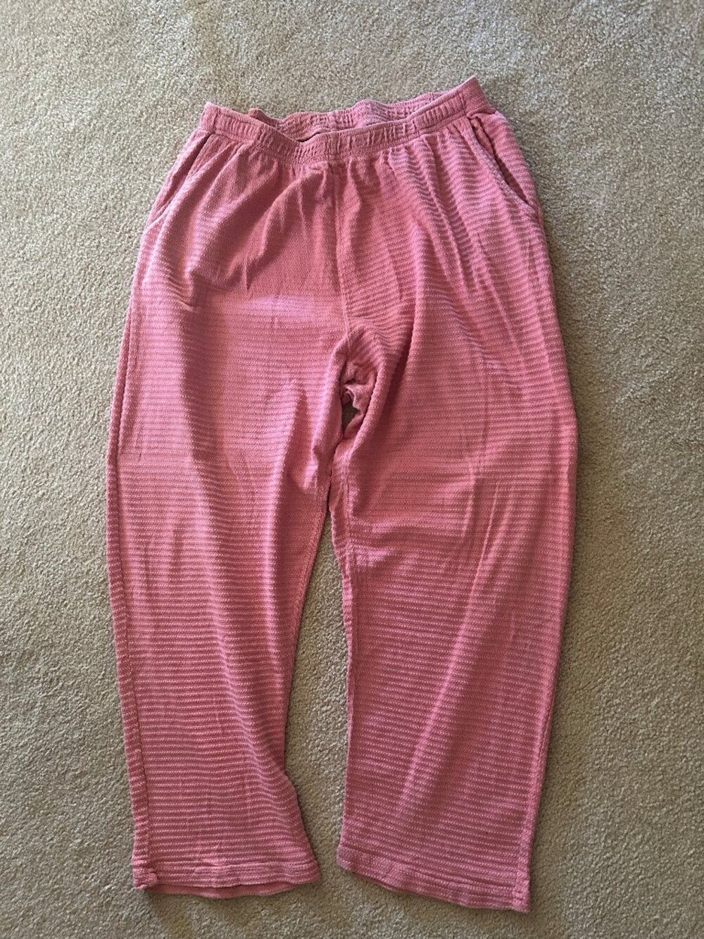Big Bud Press Honeycomb Easy Pants - Raspberry Sorbet XL